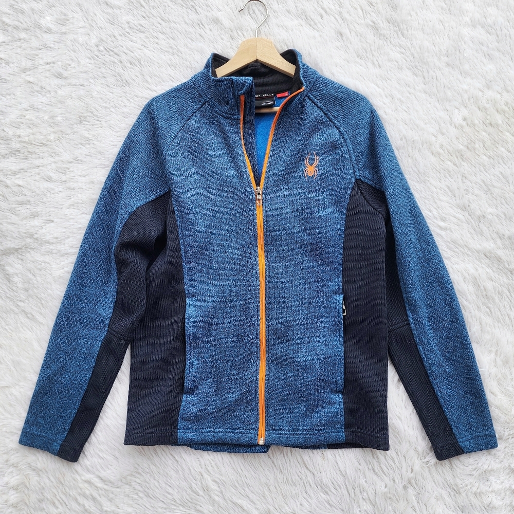 Spyder Mens Full Zip Mid Weight Stryke Fleece Jacket - Picture 1 of 8